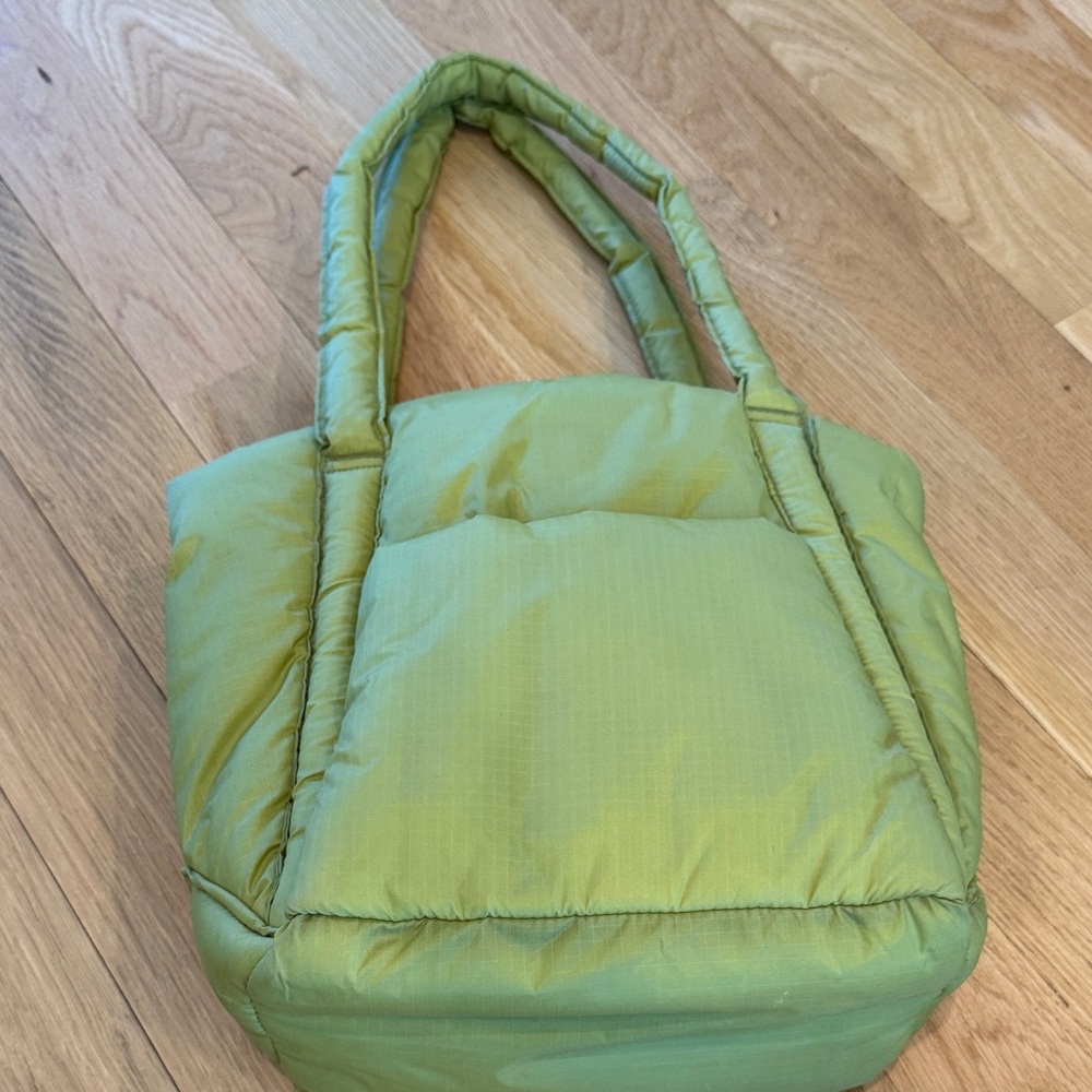 Baggu Puffy Mini Tote pistachio EUC - Picture 2 of 8